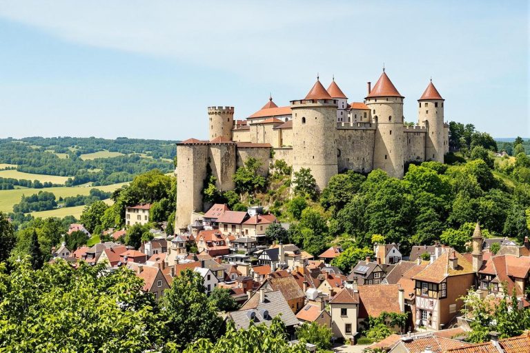 En Bourgogne, ce village est un des plus beaux de France, offrant une vue imprenable sur la vallée.jpg