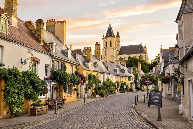 Le village de Valognes, surnommé le petit Versailles du Cotentin.jpg